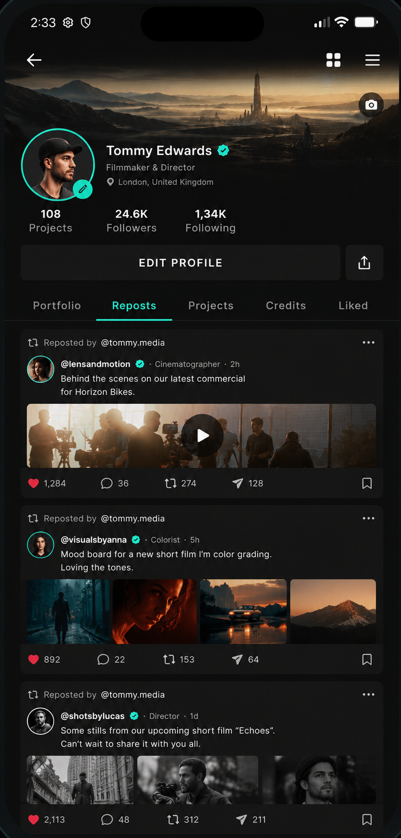 Film Circle profile details